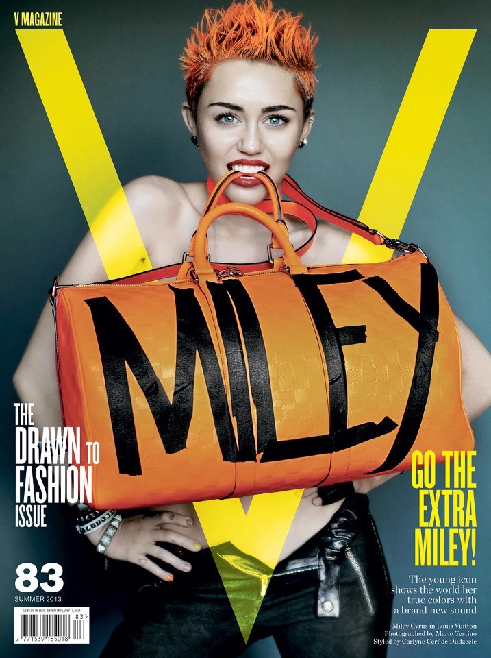 conveyerofcool:  Miley Cyrus Covers V Magazine  20 year old entertainer Miley Cyrus