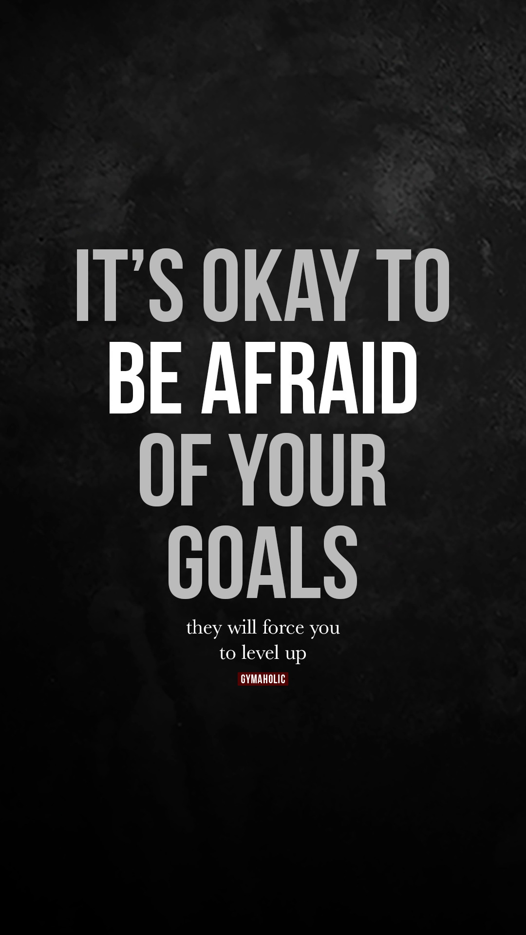 It’s okay to be afraid of your goals