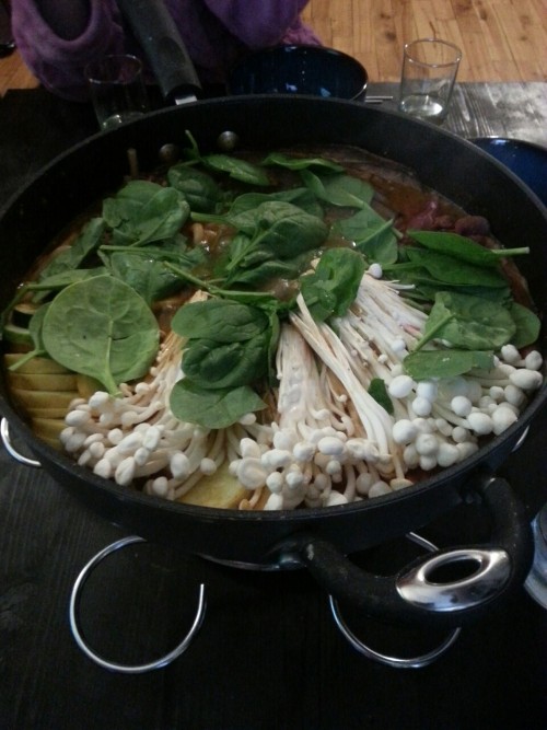 Homemade improvised hotpot :) with awesome people