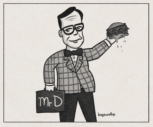  Mr Delicious offers you a hearty Rax® roast beef sandwich. Do you take it? y/n 