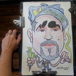 Mo. #art #drawing #caricature #artstix #artistsoninstagram #artistsontumblr  (at Raven&rsquo;s Eye Ink)