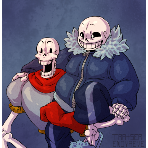 tratserenoyreve:  With all the sad Sans I thought I’d draw some happy Sans.