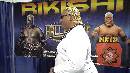 thestinkface:Rikishi showing off his ass in sweats