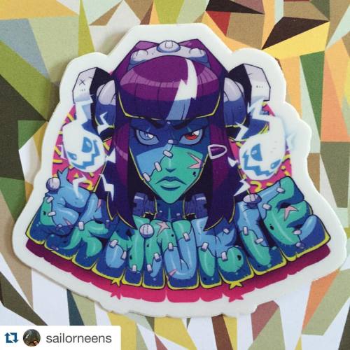 Reposted from @sailorneens. ・・・ DAPshow will have a limited number of monster girl stickers by Doug 