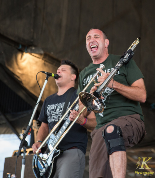 Less Than Jake - Playing the Vans Warped Tour at Darien Lake (Buffalo, NY) on 7.8.14 Copyright 27K P