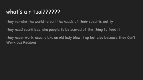 I Finally Did That Entities Powerpoint! (more Slides Beneath The Cut)