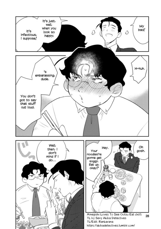 Minegishi Loves To See Ootsu Eat Chapter 4-6 (more BL office romance and delicious