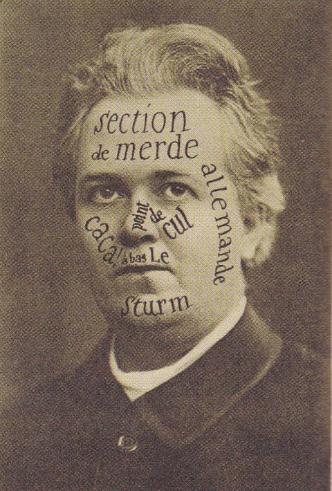 kvetchlandia:Raoul Hausmann     Postcard to Tristan Tzara, Berlin     1921