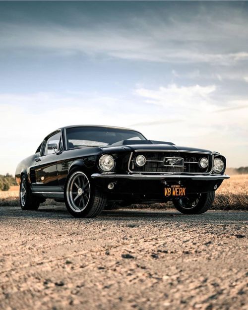 ‘68 Mustang Fastback shot by @marioklemm and restored by @v8_werk#musclecarspictures #v8 #classicc