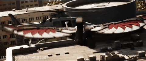 memecaptainsteverogers:lady-thor-foster:Say it with me: Sam Wilson is a Badass(pls don’t remove the 