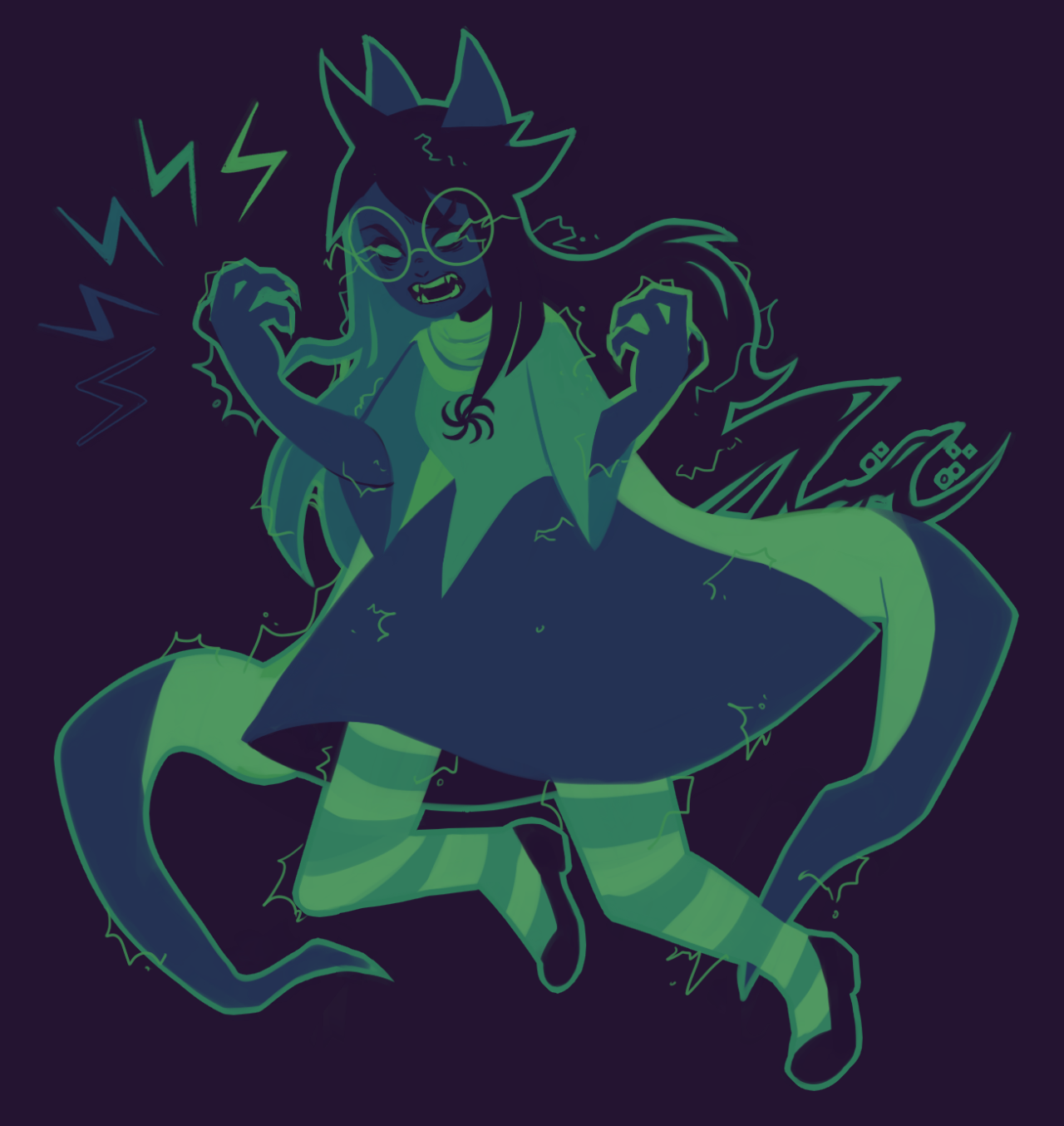 chuchumi:  GG: bwoof jade in anxiety color palette! 