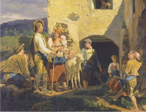 The bailout, 1859, Ferdinand Georg Waldmüller