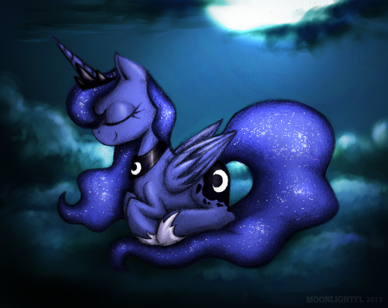 theponyartcollection:  Luuuna by *MoonlightFL