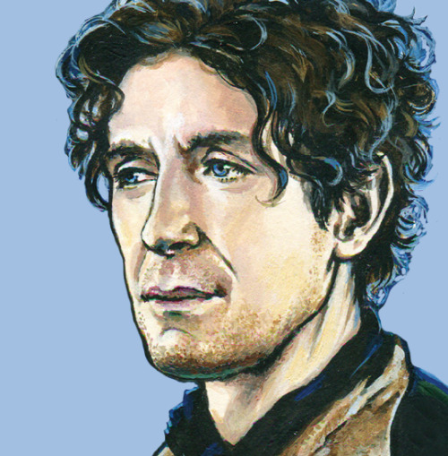 rassilon-imprimatur:cosmicmarvelnerd:The Beautiful™ Paul McGann as the 8th Doctor.By the wonderful C