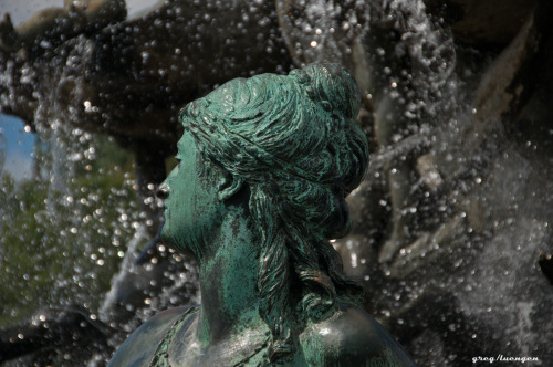 The neptune fountain in Berlin