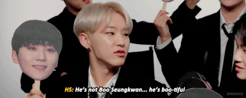 hanwooz: when boo seungkwan is both boo-tiful and booty-ful