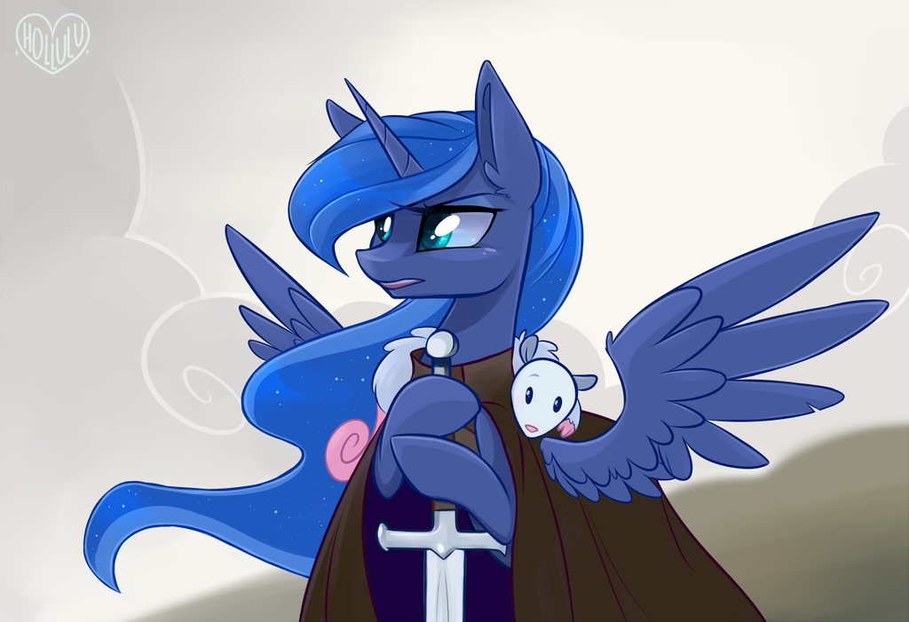 bronies:  Game of Thrones - Luna and Tiberius by Hollulu  