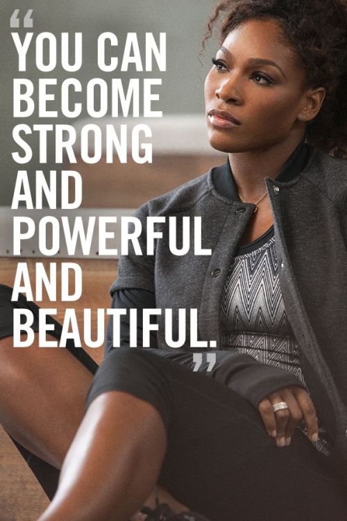 I love Serena, such a powerful woman.