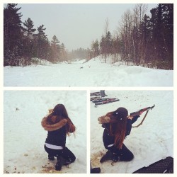 ahmanduhhh:Went shooting today 🔫😺 #sks