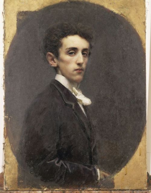 somanyhumanbeings:  Tranquillo Cremona, Ritratto di Carlo Alberto Pisani Dossi (1867)