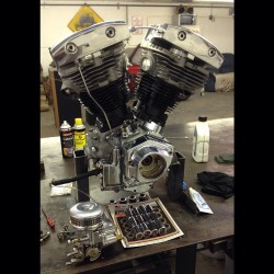 scot520:  Engine going back together, scrapping the cam cover.