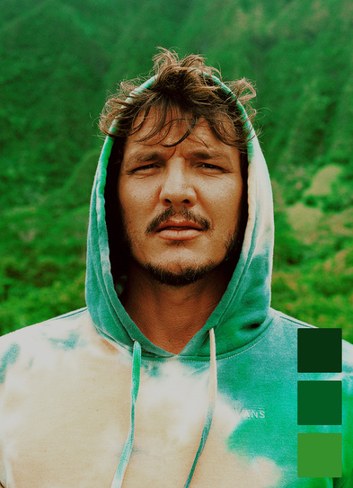 transitorywhim:PEDRO PASCAL POSTERS → Green