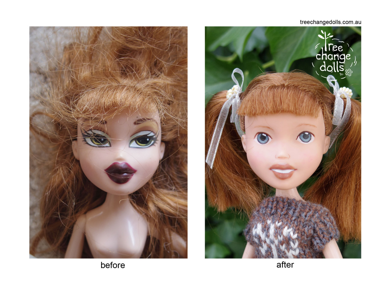 treechangedolls:  Hi everyone, These little girls are the last Tree Change Dolls