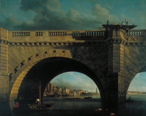 An Arch of Westminster Bridge (c. 1750) [London] by Samuel Scott (GB, 1702–1772). Is that The 
