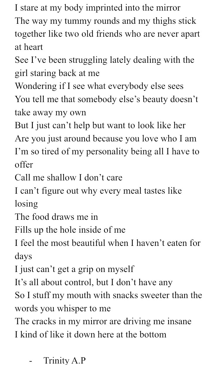 body image// these are my poems, my dms and inbox...