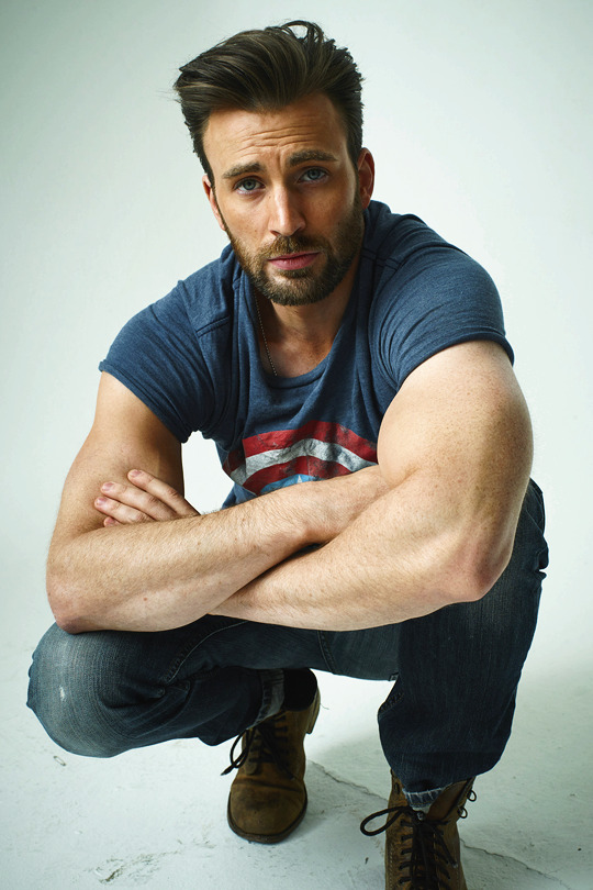 crboston:Chris Evans photographed by Peggy Sirota for Rolling Stone