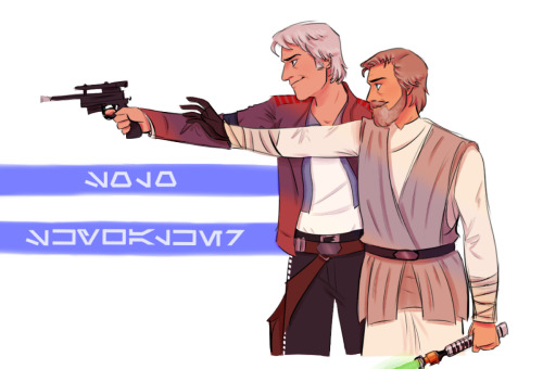 i dont vibe with the sequel trilogy so i drew some stuff from a post-rotj thing ive been writing on 