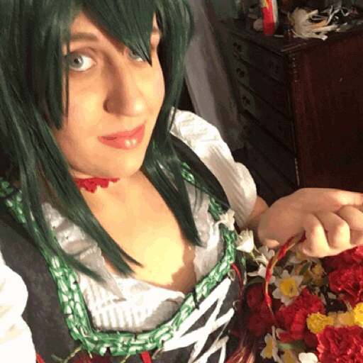 I realized that I never posted any progress photos of my fantasy Asui cosplay! This one was really f