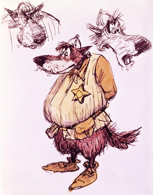 animationandsoforth: Robin Hood character designs by Ken Anderson