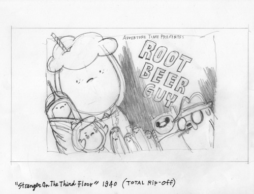 Root Beer Guy title card concepts by storyboard porn pictures