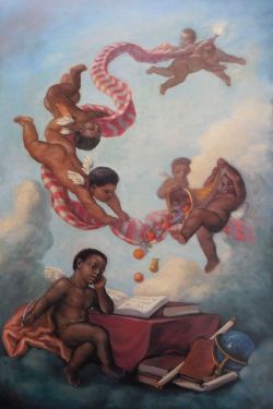 angelsinart:    Tim Ashkar, Cherubs Studying