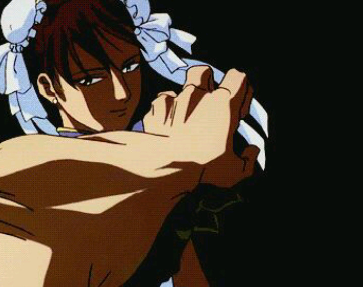 sfex2:  guile tried to grab chun’s face with his disgusting 2 special move hands