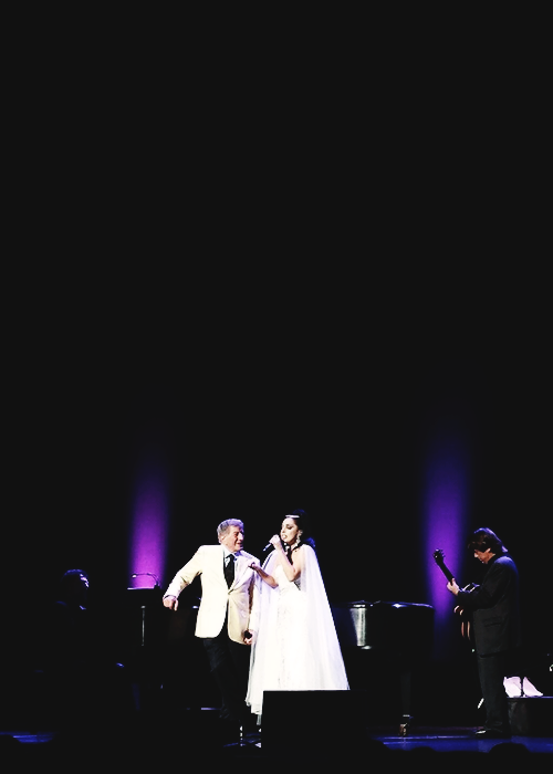 Lady Gaga performing with Tony Bennett at the Montreal Jazz Festival — July 1st, 2014 