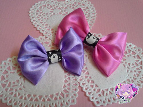 Sweet Ghost Hair Bows $3.50   Use the code CHINAPASTEL to get 10% off in your order! 
