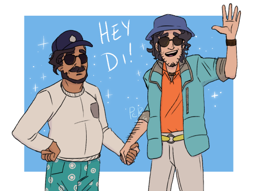 professor-cinnamon-roll:

Oh, you know: Dad Fashion Things. Cut to Diantha running back to Kalos, alone. #pokemon #DEADASS they should date