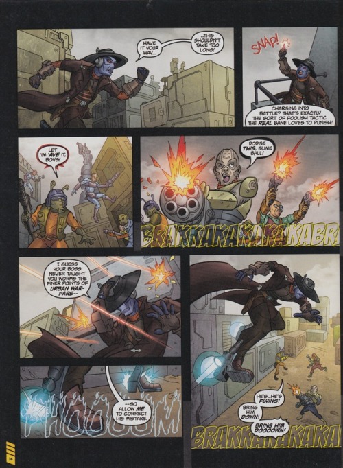 FINALLY got around to scanning the Cad Bane non-canon UK comic “Bane vs….Bane?” for @ladyanan