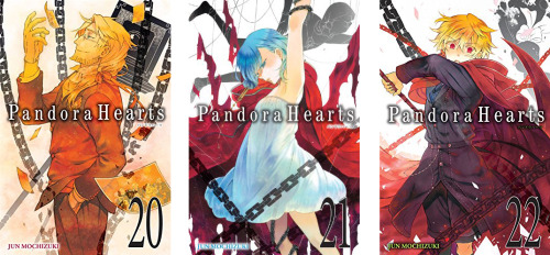 theladysilvermoon:Pandora Hearts volume 1-24 + Official Guides