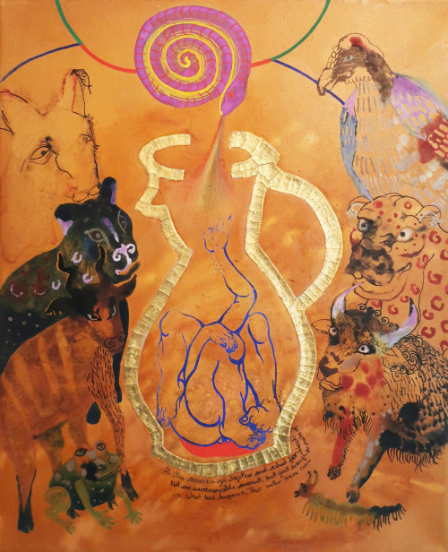 Sahana Ramakrishnan in ‘A Stranger’s Soul is a Deep Well’ at Fridman GalleryBorn in Mumbai, raised i