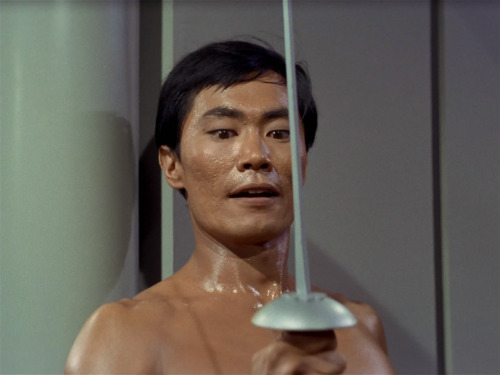 classictrek:The first-draft script for “The Naked Time” featured Sulu stalking through t