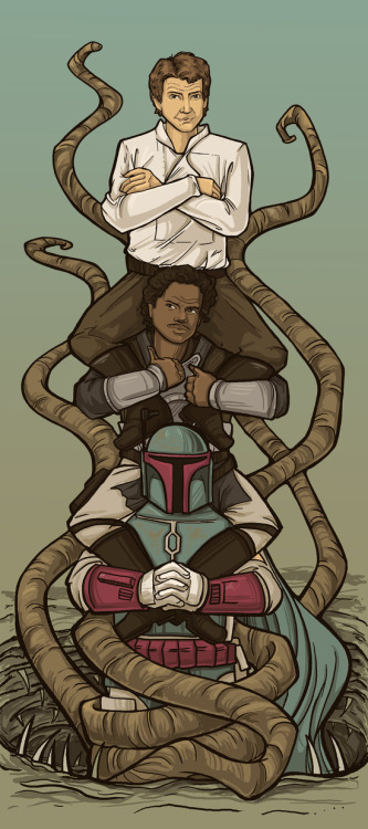 abrunetteandherbourbon: nerdsandgamersftw: Star Wars Designs By Karen Hallion Illustrations&nbs