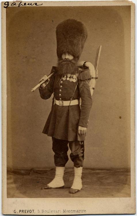 French Grenadier Sapeur, Crimean War.