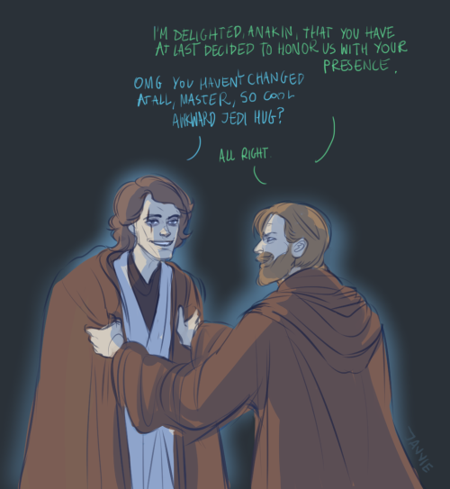 reylo-junkyard:once-again-i-am-dead:javvie:my version of 6th episode endingWhat is the flying thing…