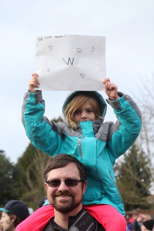 Siblings taking a stand against hate at the Seattle Women’s March