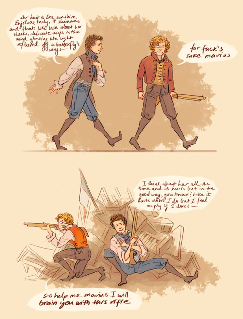 anaeolist:Enjolras cares not for your lonely soul