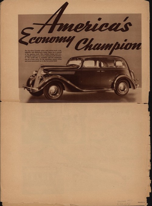 Graham 1937 brochure excerpts