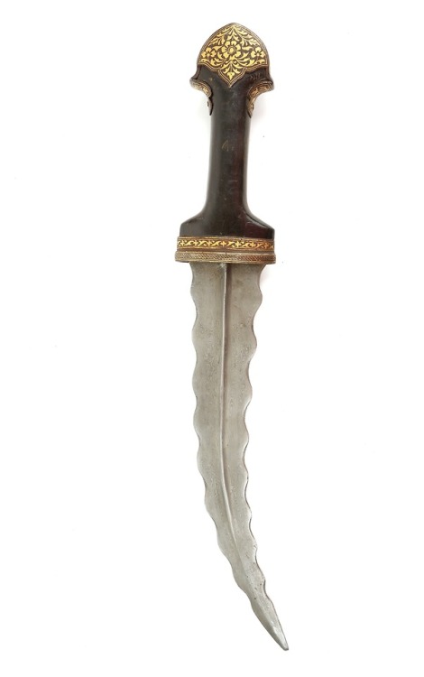 Janbiya or Khanjar, 19th CenturyA high quality 19th century Indo-Persian jambiya or khanjar, featuri